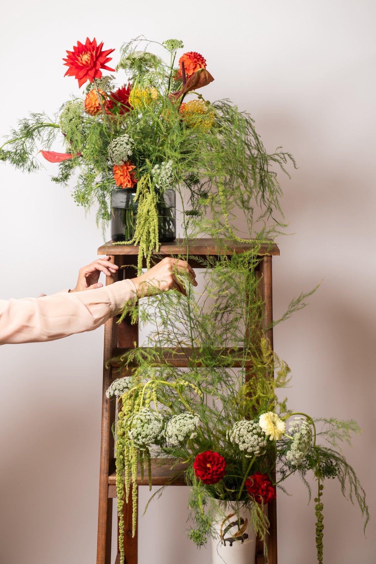 Set para taller de creación de arreglos florales en Musgo Objetos Cotidianos